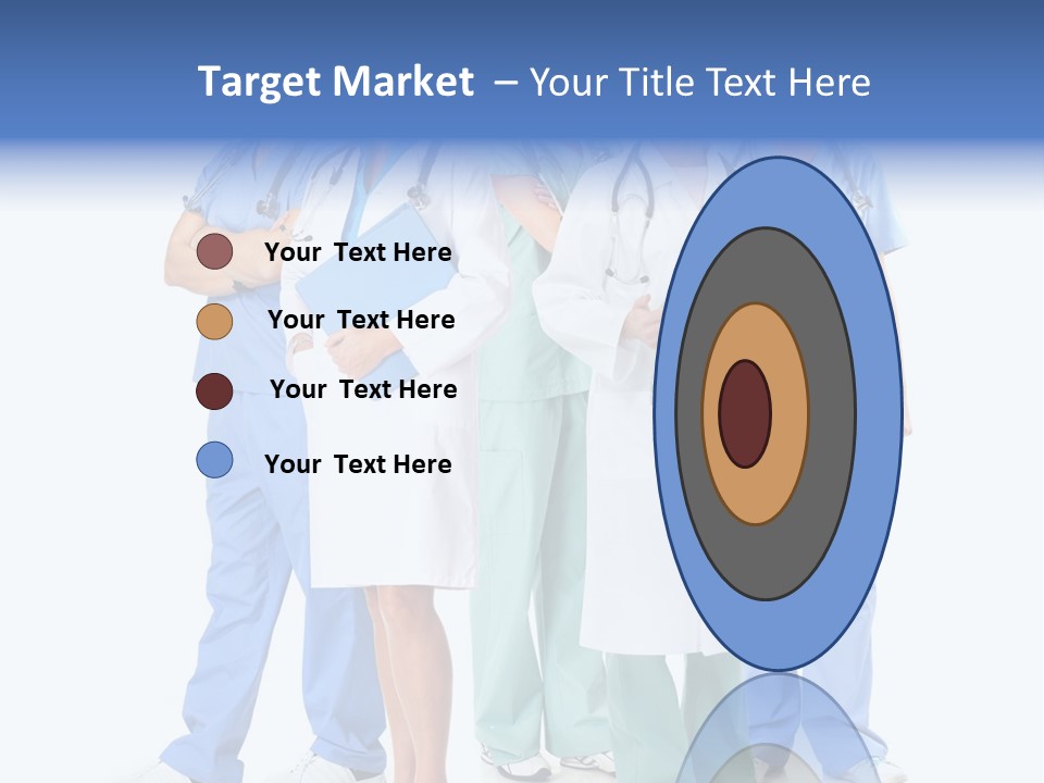 A Group Of Medical Professionals Standing Together PowerPoint Template