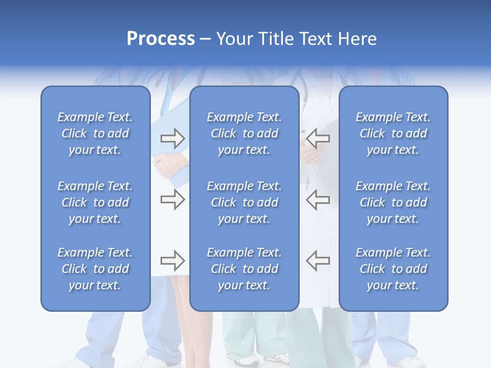 A Group Of Medical Professionals Standing Together PowerPoint Template