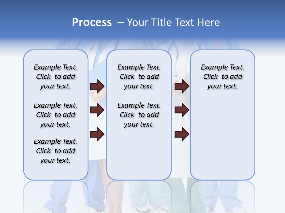 A Group Of Medical Professionals Standing Together PowerPoint Template