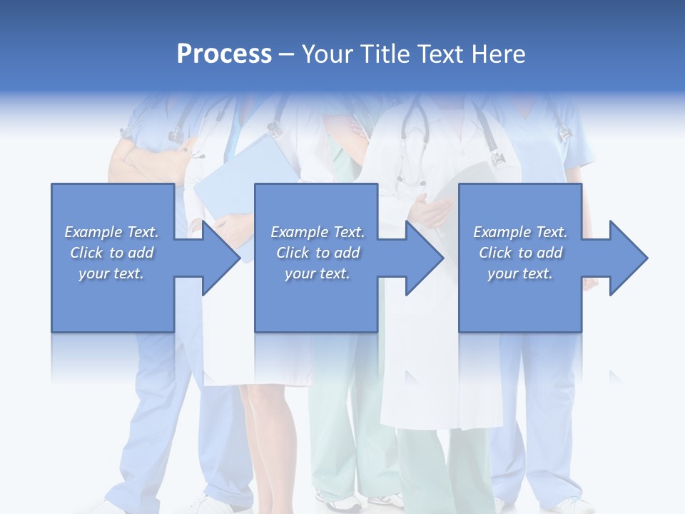 A Group Of Medical Professionals Standing Together PowerPoint Template