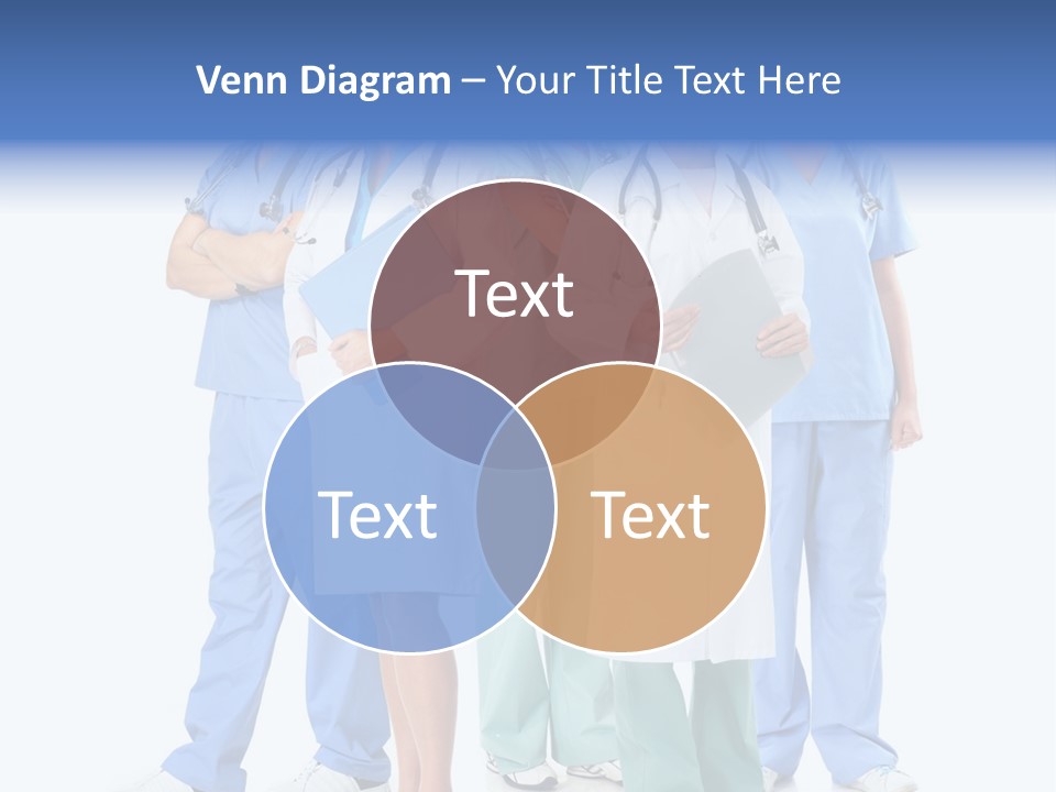 A Group Of Medical Professionals Standing Together PowerPoint Template