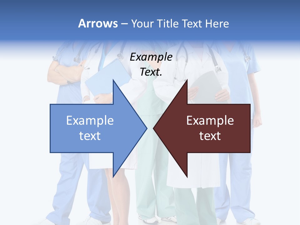 A Group Of Medical Professionals Standing Together PowerPoint Template