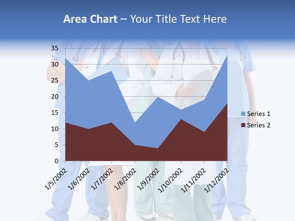 A Group Of Medical Professionals Standing Together PowerPoint Template