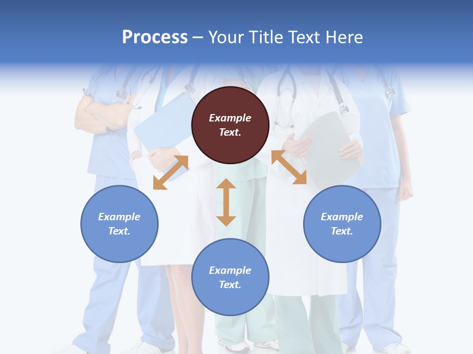A Group Of Medical Professionals Standing Together PowerPoint Template