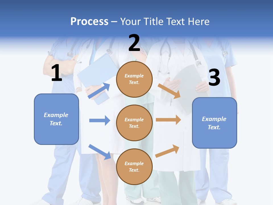 A Group Of Medical Professionals Standing Together PowerPoint Template