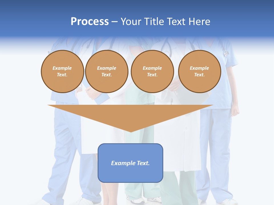 A Group Of Medical Professionals Standing Together PowerPoint Template