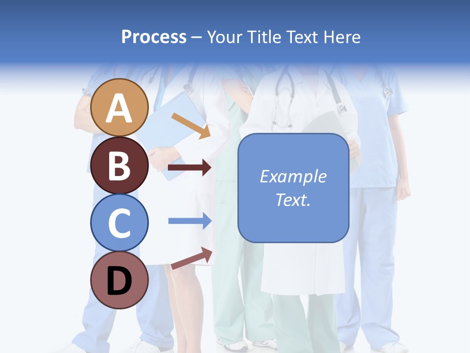 A Group Of Medical Professionals Standing Together PowerPoint Template
