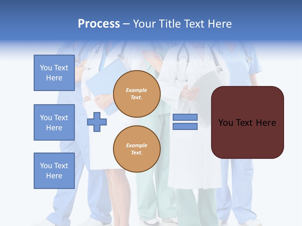 A Group Of Medical Professionals Standing Together PowerPoint Template
