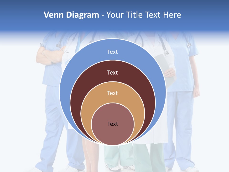A Group Of Medical Professionals Standing Together PowerPoint Template
