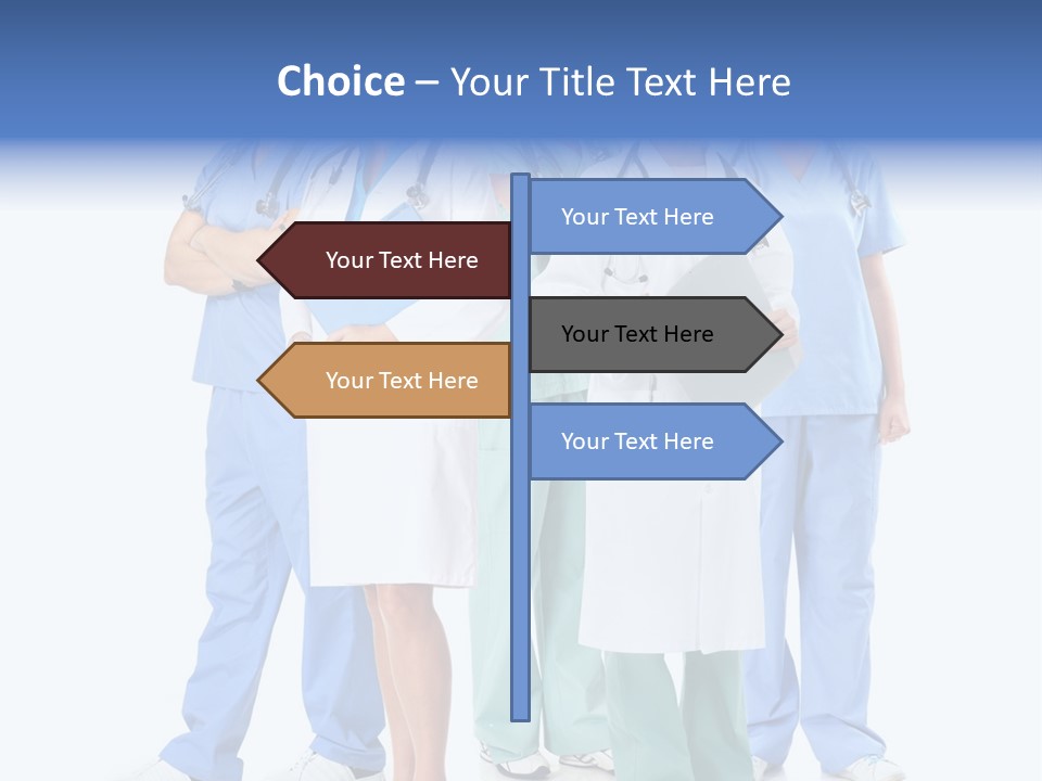 A Group Of Medical Professionals Standing Together PowerPoint Template