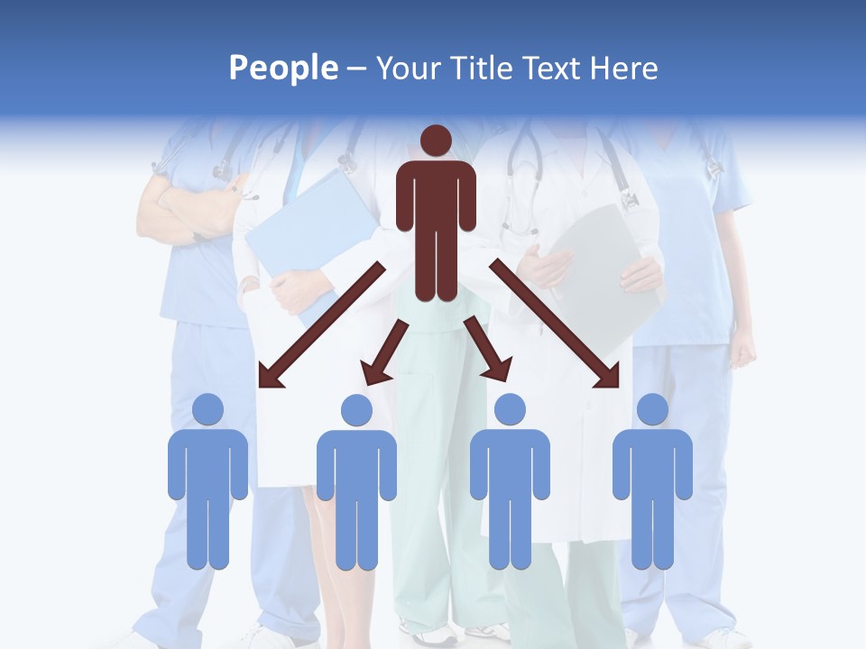 A Group Of Medical Professionals Standing Together PowerPoint Template