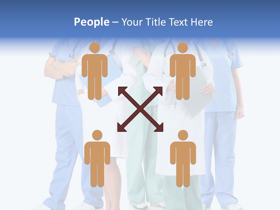 A Group Of Medical Professionals Standing Together PowerPoint Template