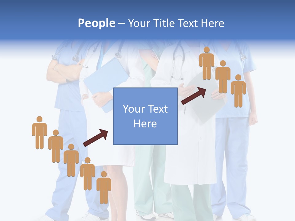 A Group Of Medical Professionals Standing Together PowerPoint Template