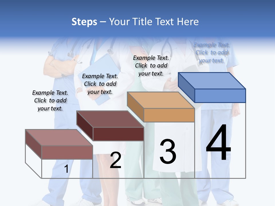 A Group Of Medical Professionals Standing Together PowerPoint Template