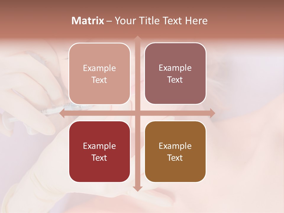 A Woman Getting Her Teeth Examined By A Doctor PowerPoint Template
