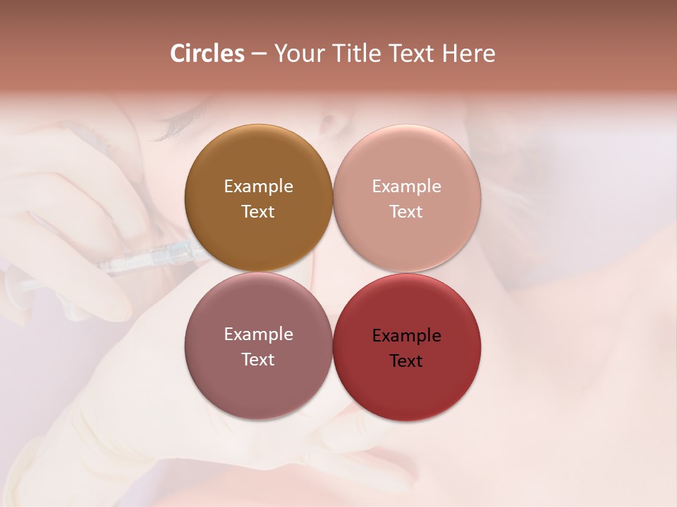 A Woman Getting Her Teeth Examined By A Doctor PowerPoint Template