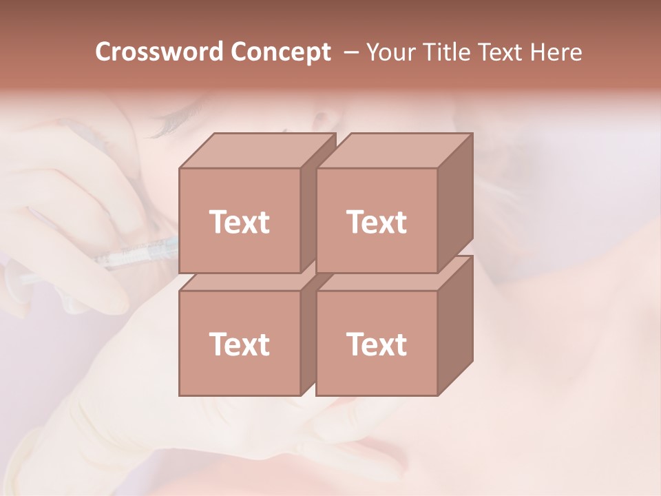 A Woman Getting Her Teeth Examined By A Doctor PowerPoint Template