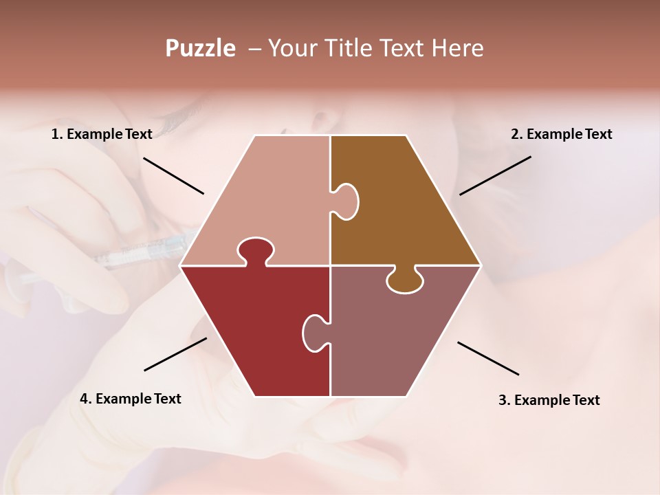 A Woman Getting Her Teeth Examined By A Doctor PowerPoint Template