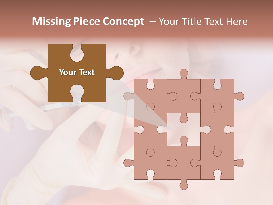 A Woman Getting Her Teeth Examined By A Doctor PowerPoint Template