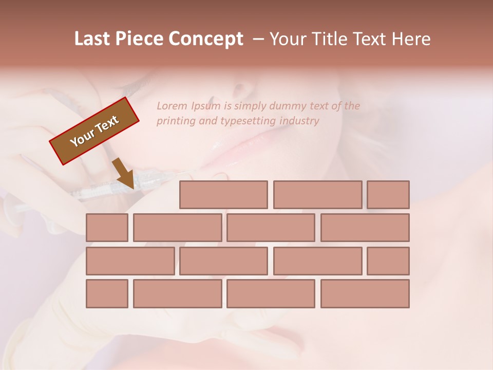 A Woman Getting Her Teeth Examined By A Doctor PowerPoint Template