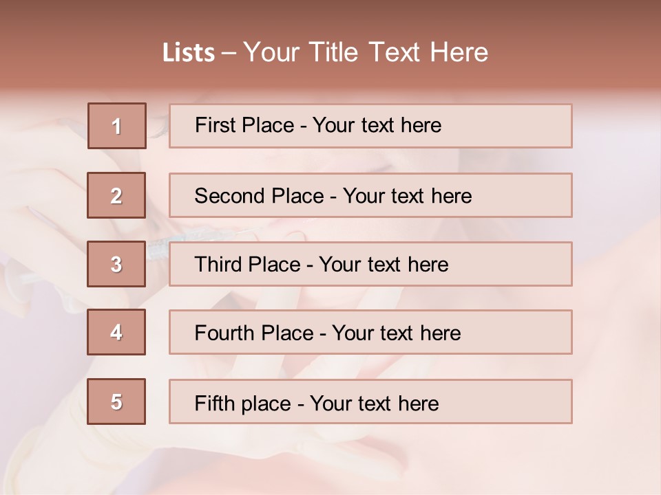 A Woman Getting Her Teeth Examined By A Doctor PowerPoint Template