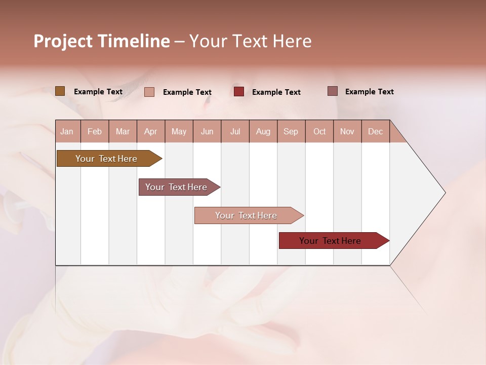 A Woman Getting Her Teeth Examined By A Doctor PowerPoint Template