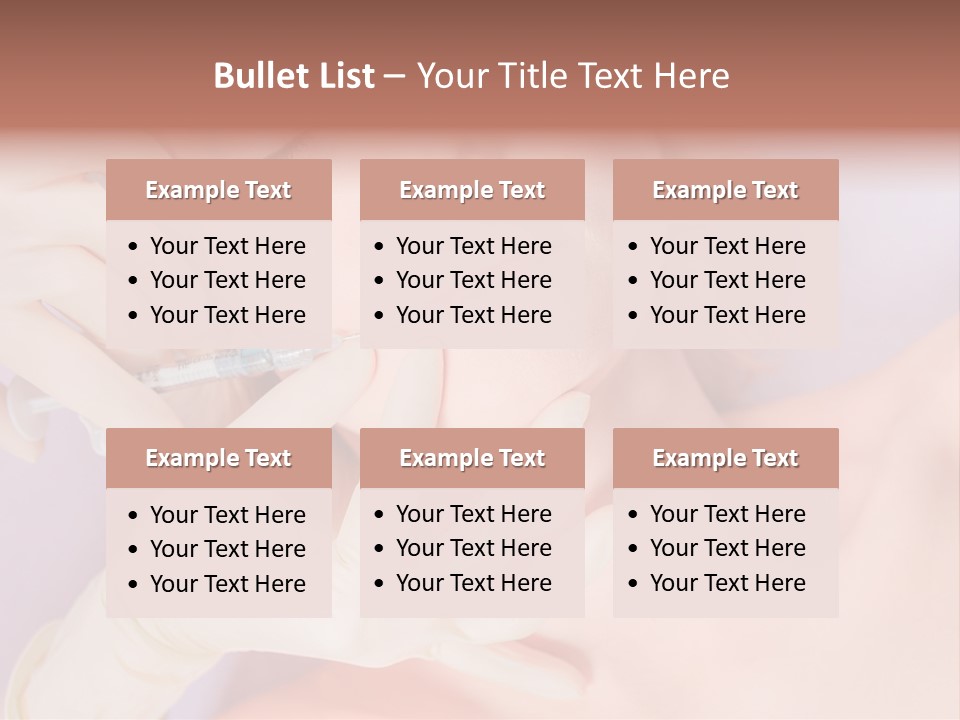 A Woman Getting Her Teeth Examined By A Doctor PowerPoint Template