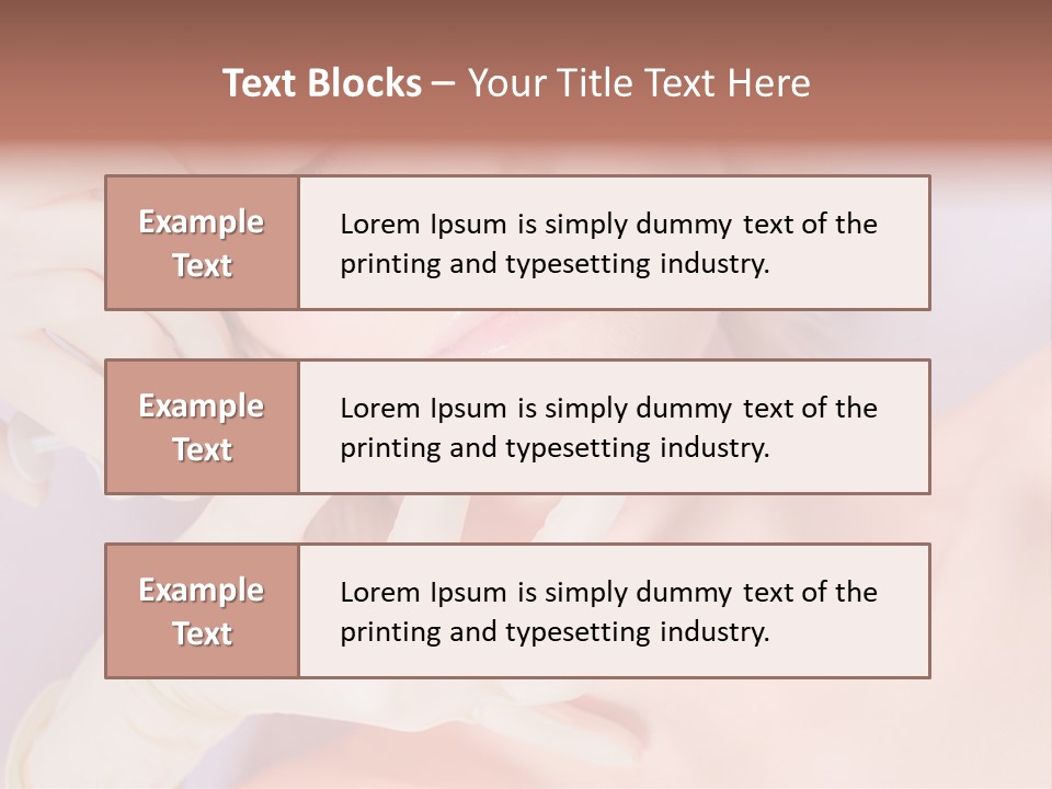 A Woman Getting Her Teeth Examined By A Doctor PowerPoint Template