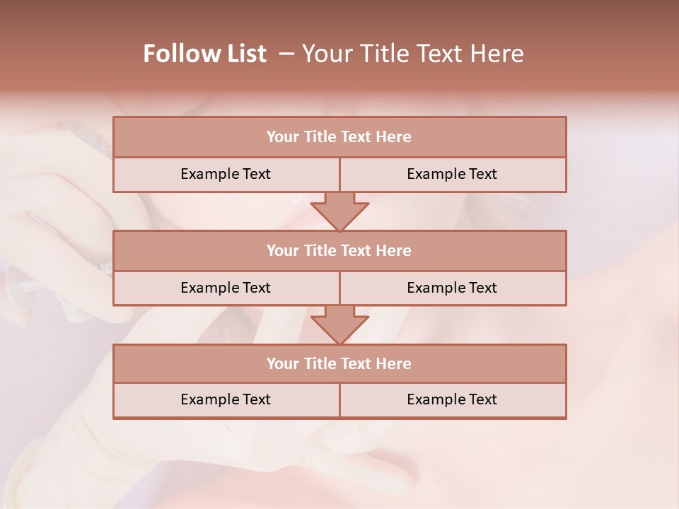 A Woman Getting Her Teeth Examined By A Doctor PowerPoint Template