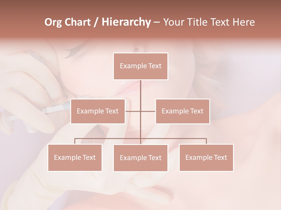 A Woman Getting Her Teeth Examined By A Doctor PowerPoint Template
