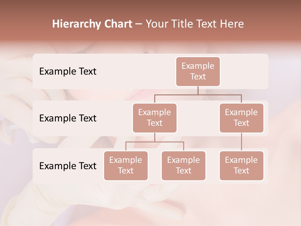 A Woman Getting Her Teeth Examined By A Doctor PowerPoint Template