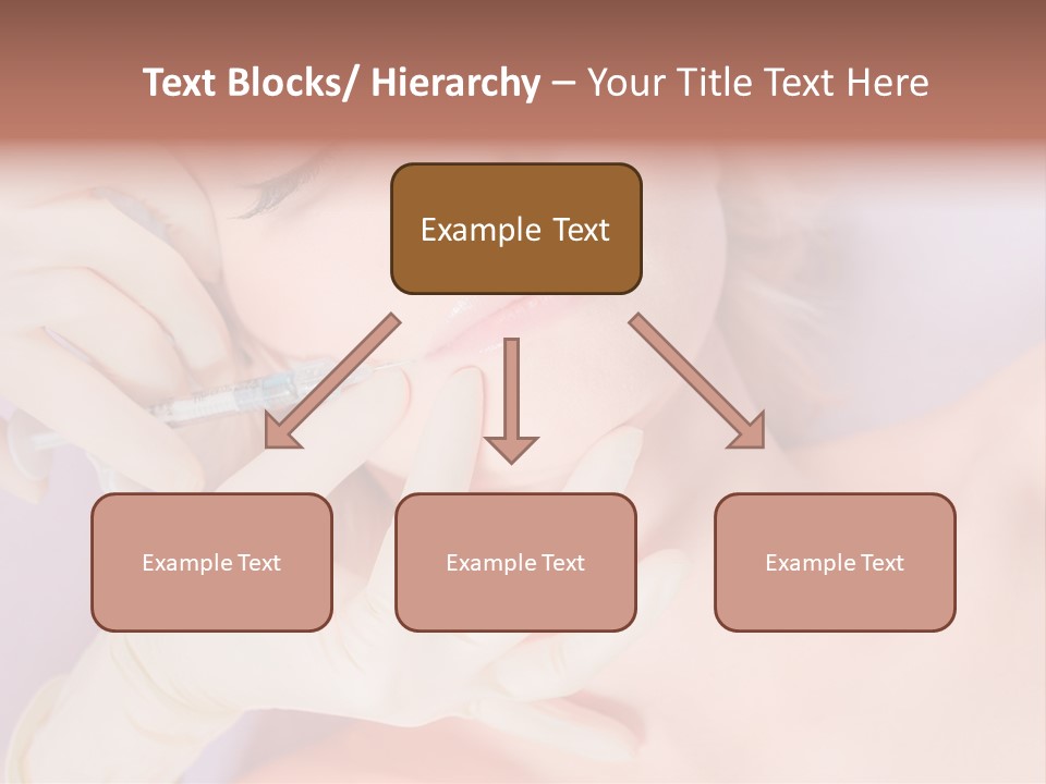 A Woman Getting Her Teeth Examined By A Doctor PowerPoint Template