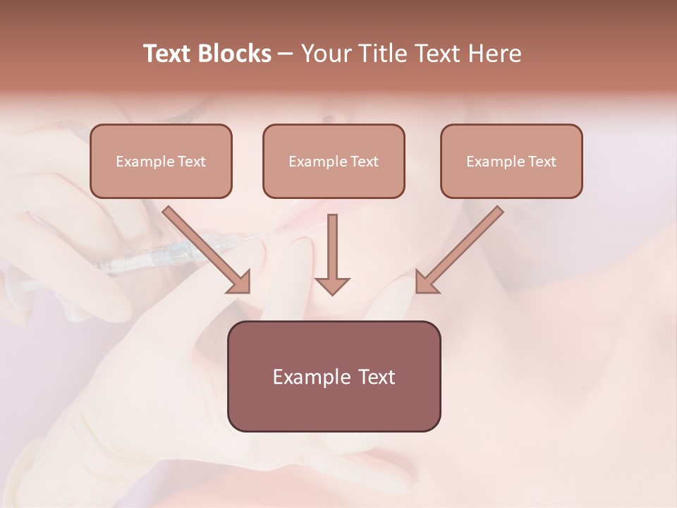A Woman Getting Her Teeth Examined By A Doctor PowerPoint Template