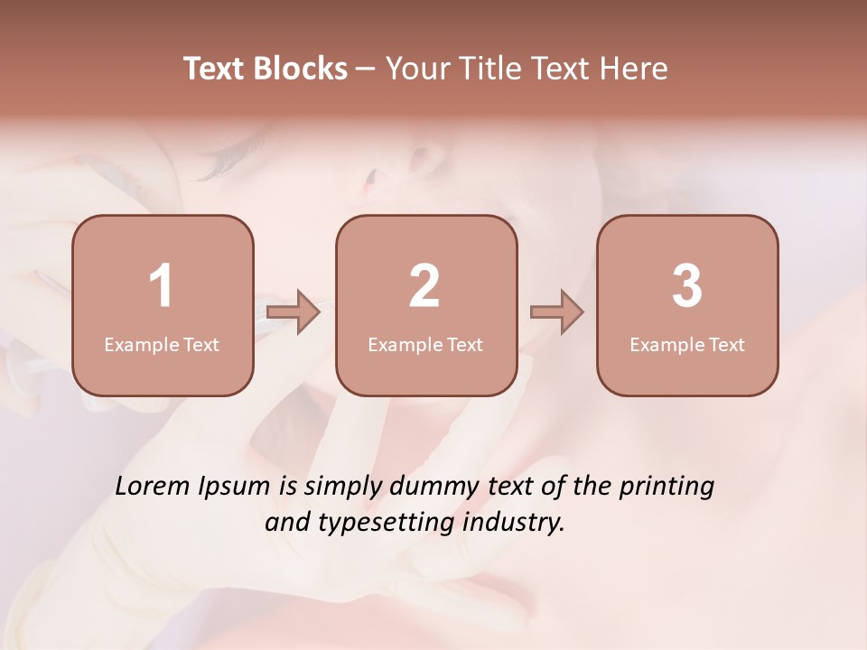 A Woman Getting Her Teeth Examined By A Doctor PowerPoint Template
