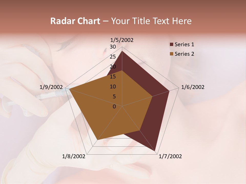 A Woman Getting Her Teeth Examined By A Doctor PowerPoint Template