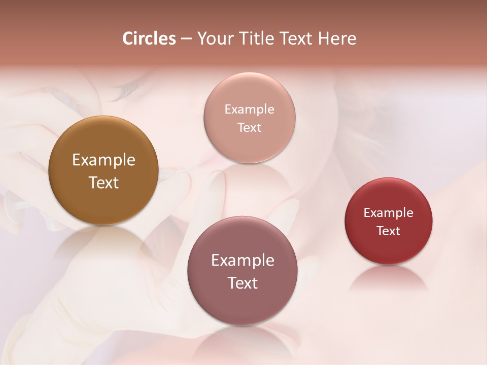 A Woman Getting Her Teeth Examined By A Doctor PowerPoint Template