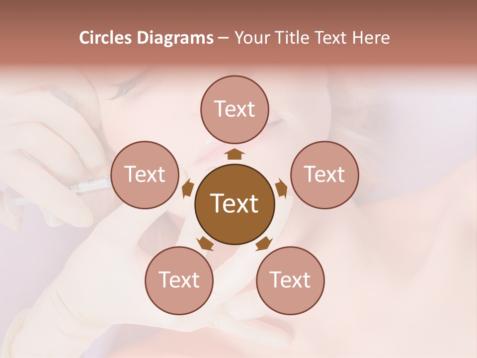 A Woman Getting Her Teeth Examined By A Doctor PowerPoint Template