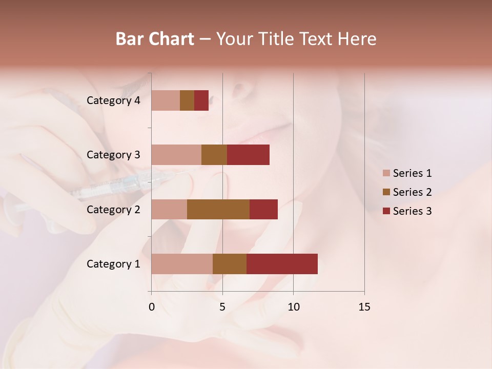 A Woman Getting Her Teeth Examined By A Doctor PowerPoint Template