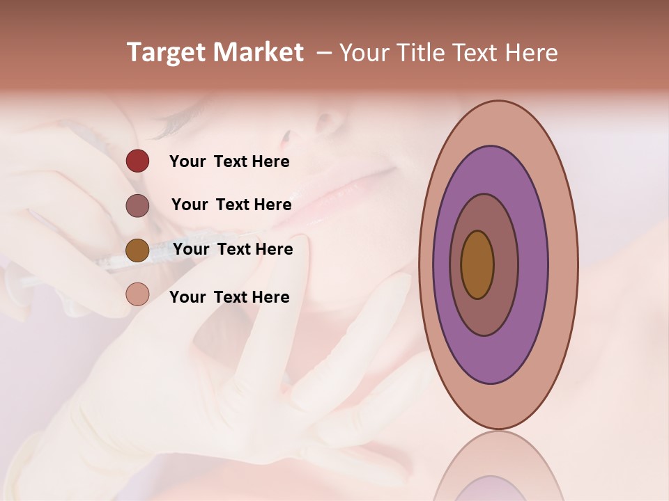 A Woman Getting Her Teeth Examined By A Doctor PowerPoint Template