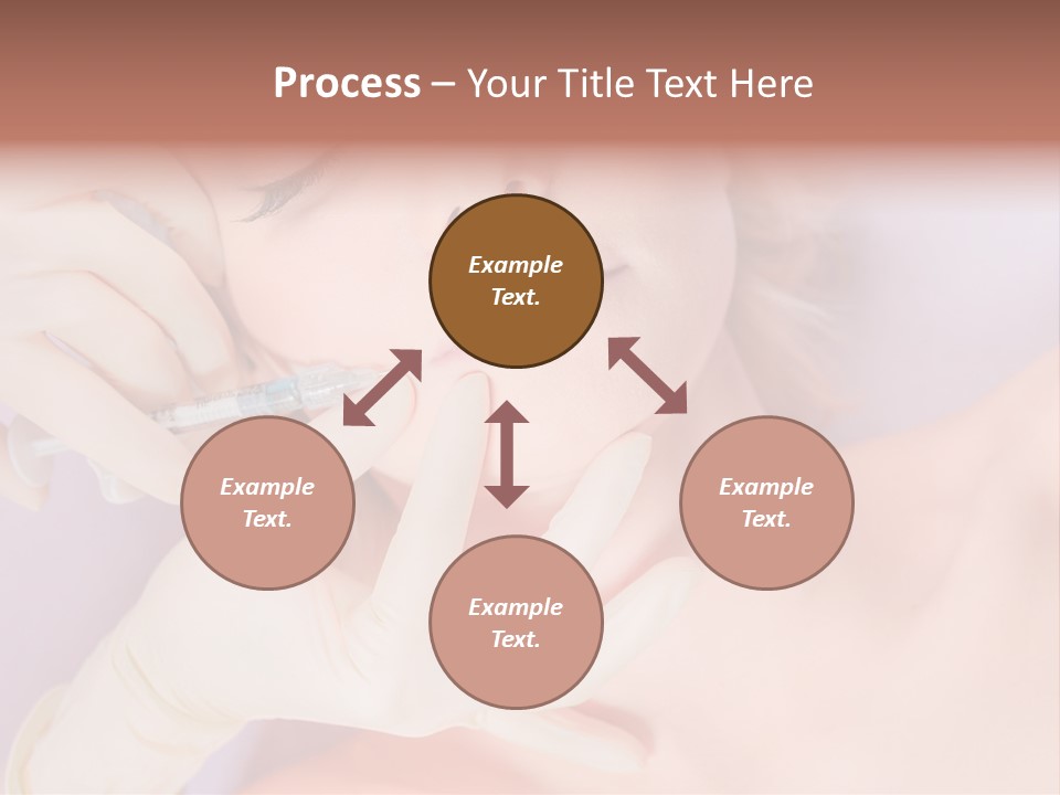 A Woman Getting Her Teeth Examined By A Doctor PowerPoint Template