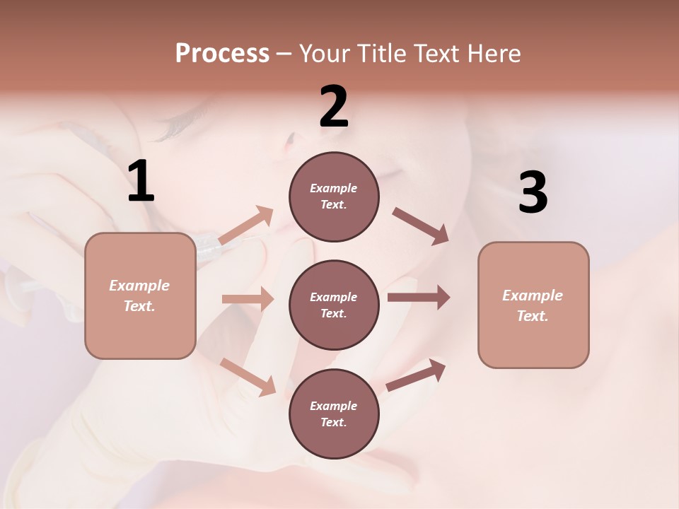 A Woman Getting Her Teeth Examined By A Doctor PowerPoint Template