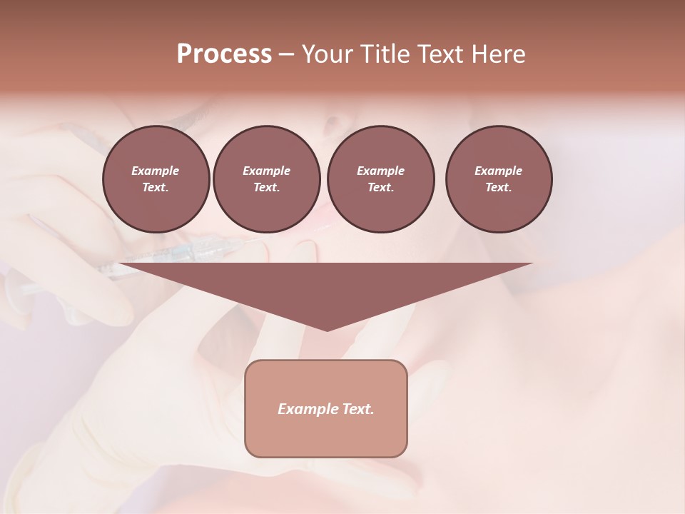A Woman Getting Her Teeth Examined By A Doctor PowerPoint Template