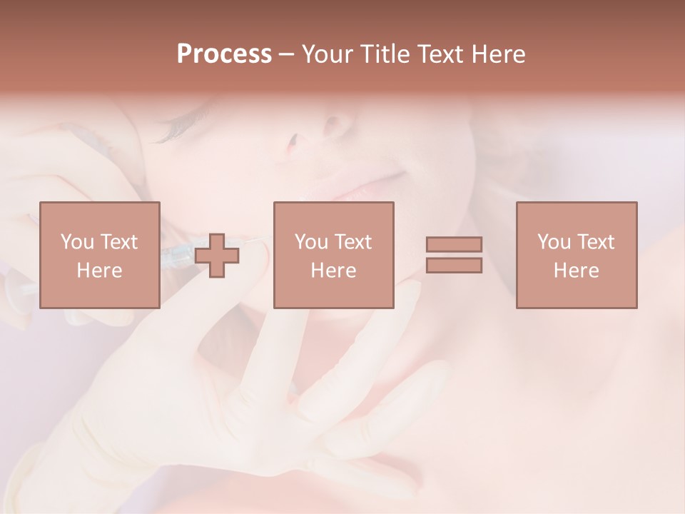 A Woman Getting Her Teeth Examined By A Doctor PowerPoint Template