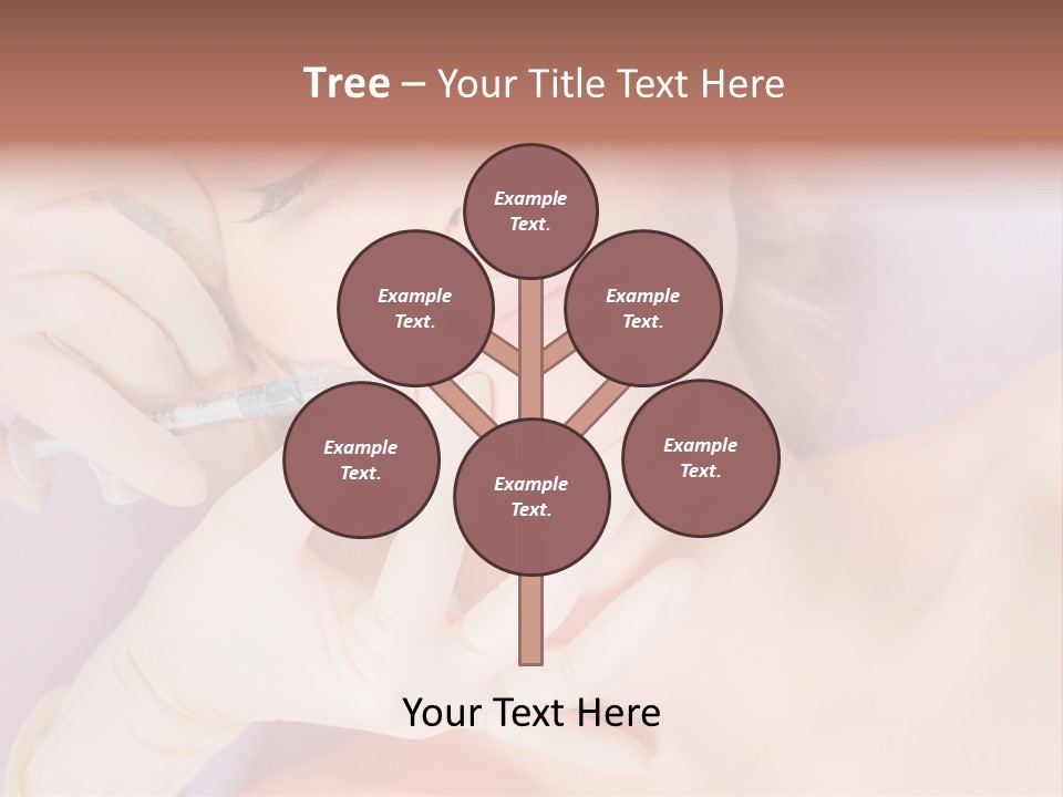 A Woman Getting Her Teeth Examined By A Doctor PowerPoint Template