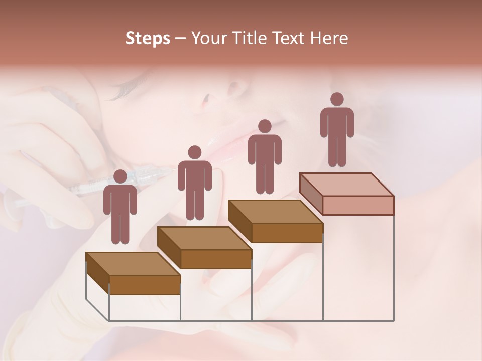 A Woman Getting Her Teeth Examined By A Doctor PowerPoint Template