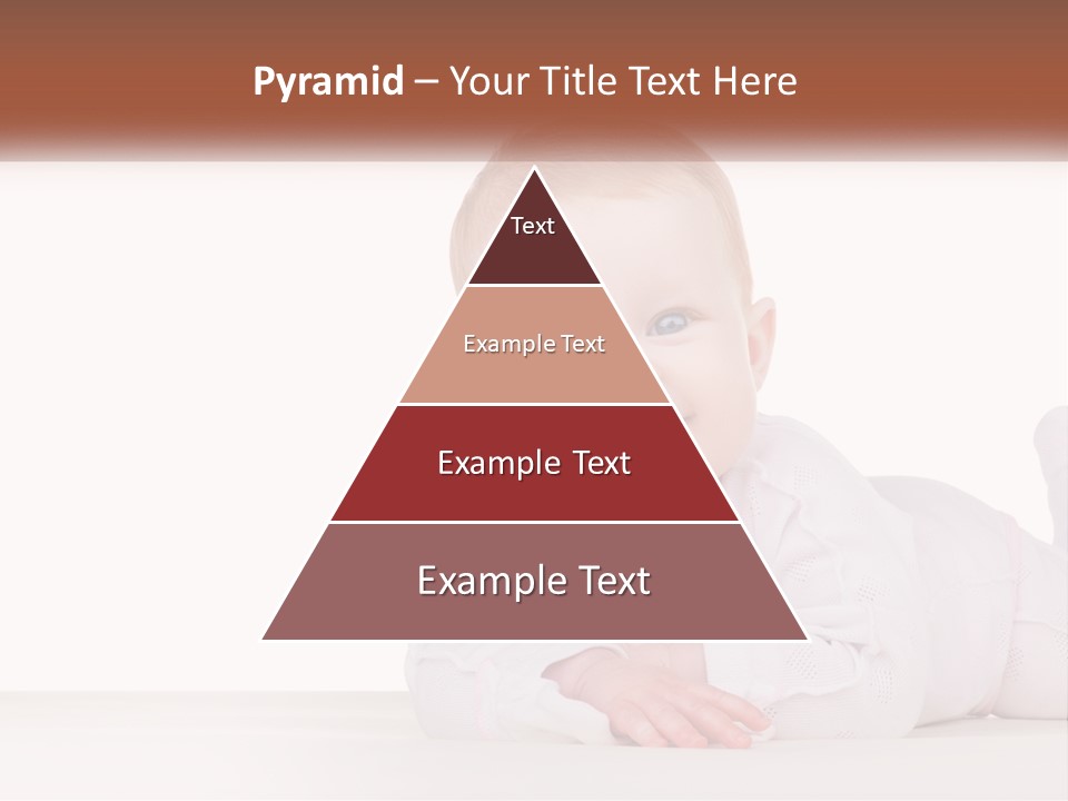 A Baby Is Laying Down On The Floor PowerPoint Template