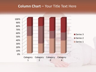 A Baby Is Laying Down On The Floor PowerPoint Template