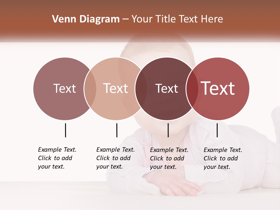A Baby Is Laying Down On The Floor PowerPoint Template