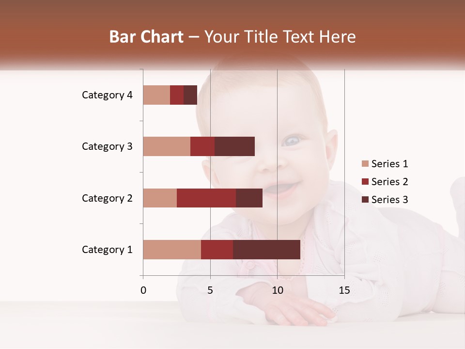 A Baby Is Laying Down On The Floor PowerPoint Template