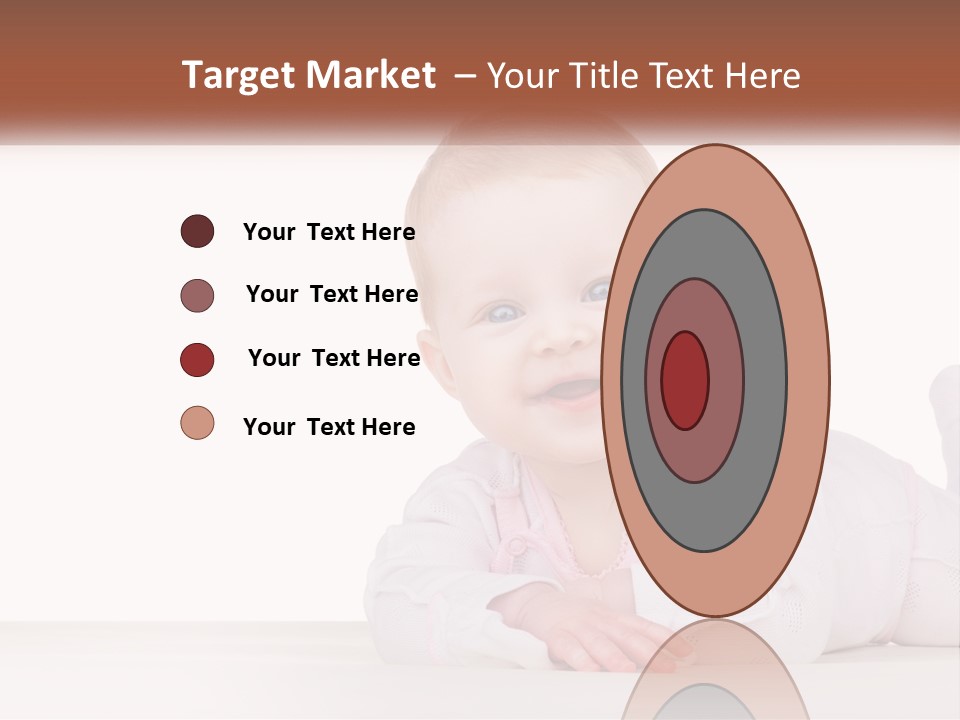 A Baby Is Laying Down On The Floor PowerPoint Template